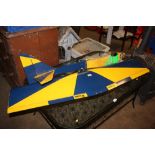 A petrol powered remote control aeroplane sold as