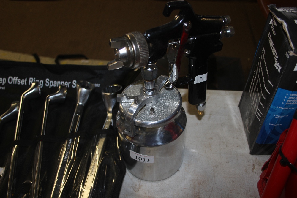 A spray gun