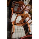 A pair of Morris carver chairs