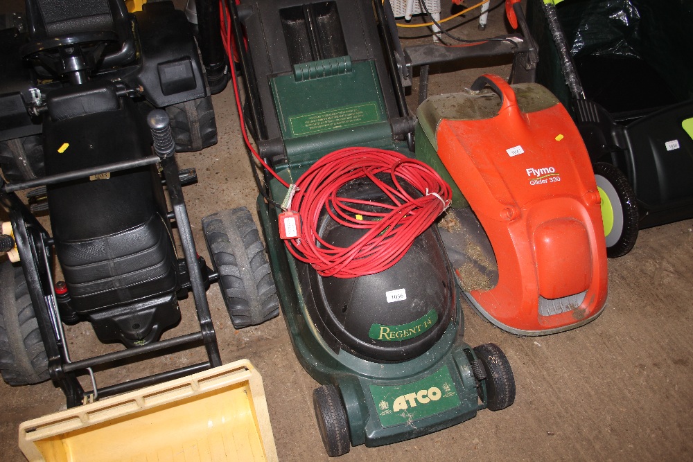 An Atco electric lawn mower