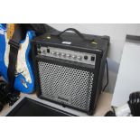 A Washburn Bad Dog guitar amplifier