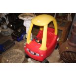 A Little Tikes car