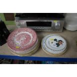 A quantity of various dinner plates etc.