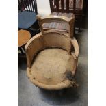 A Victorian chair for re-upholstery