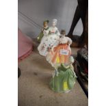 Three Royal Doulton figures "Fair Maiden"; "Fair L