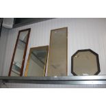 Four various mirrors