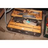 A carpenter's toolbox and contents