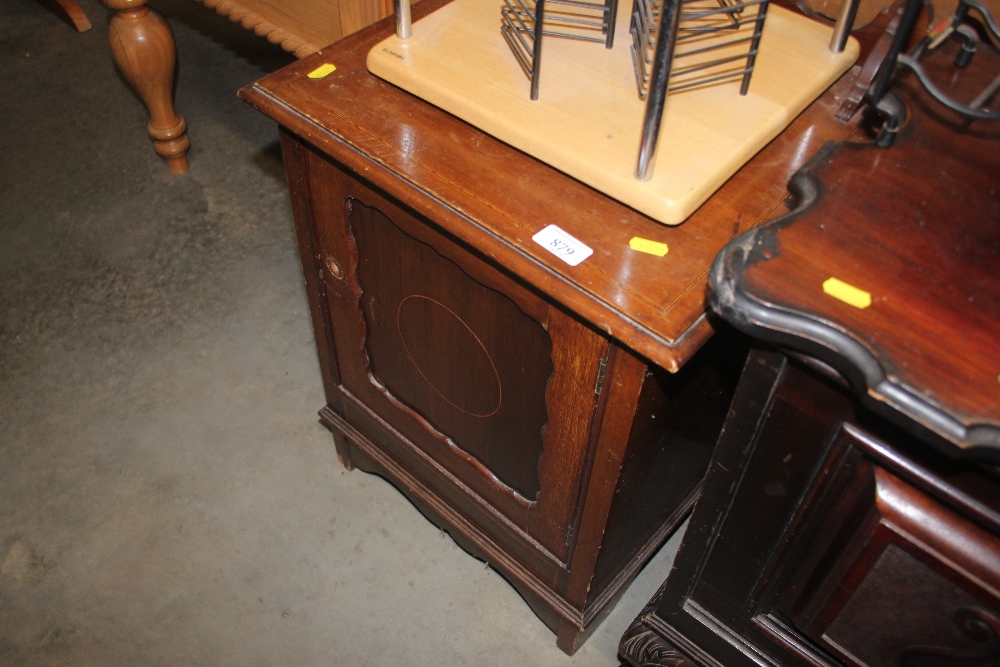 A mahogany cupboard