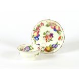 A late 19th/early 20th Century fruit decorated tea set, retailed by T. Goode & Co., South Audley