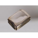 A late Victorian silver card case, the front opening to reveal a photograph aperture, having