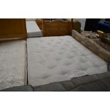 A double divan bed with Bed Factory mattress