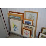 A quantity of various pictures and prints