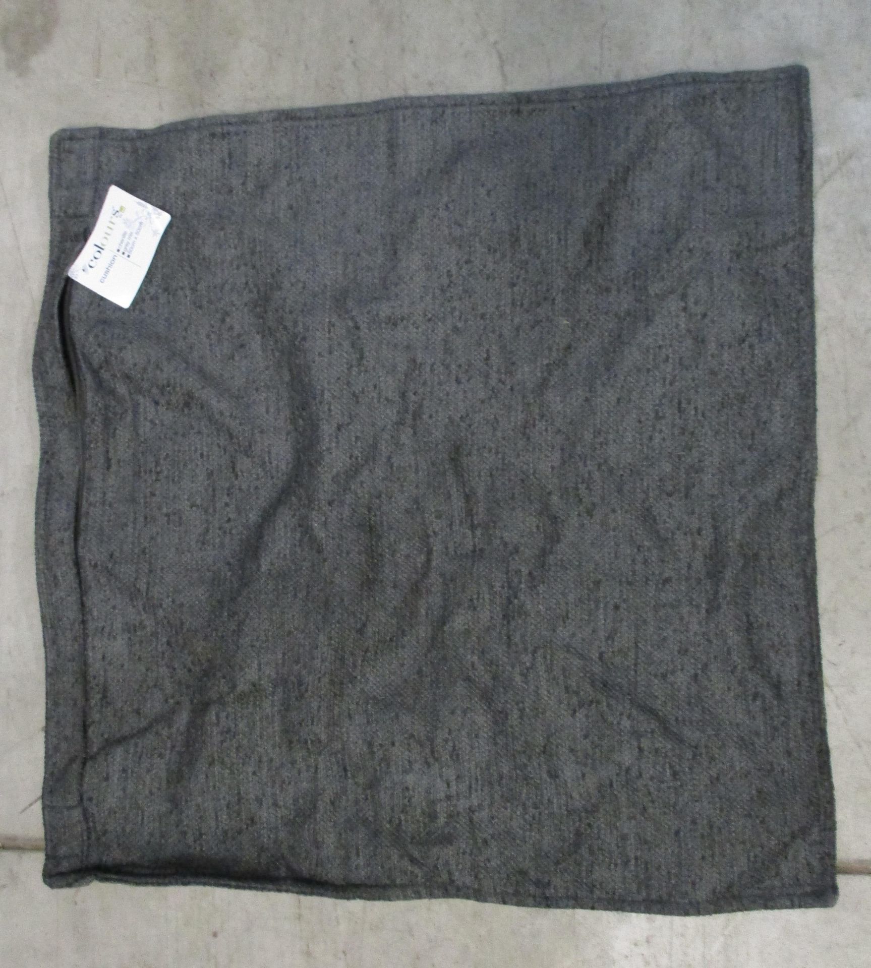 10 x Colours by B&Q chenille grey mix cushion covers 50 x 50cm
