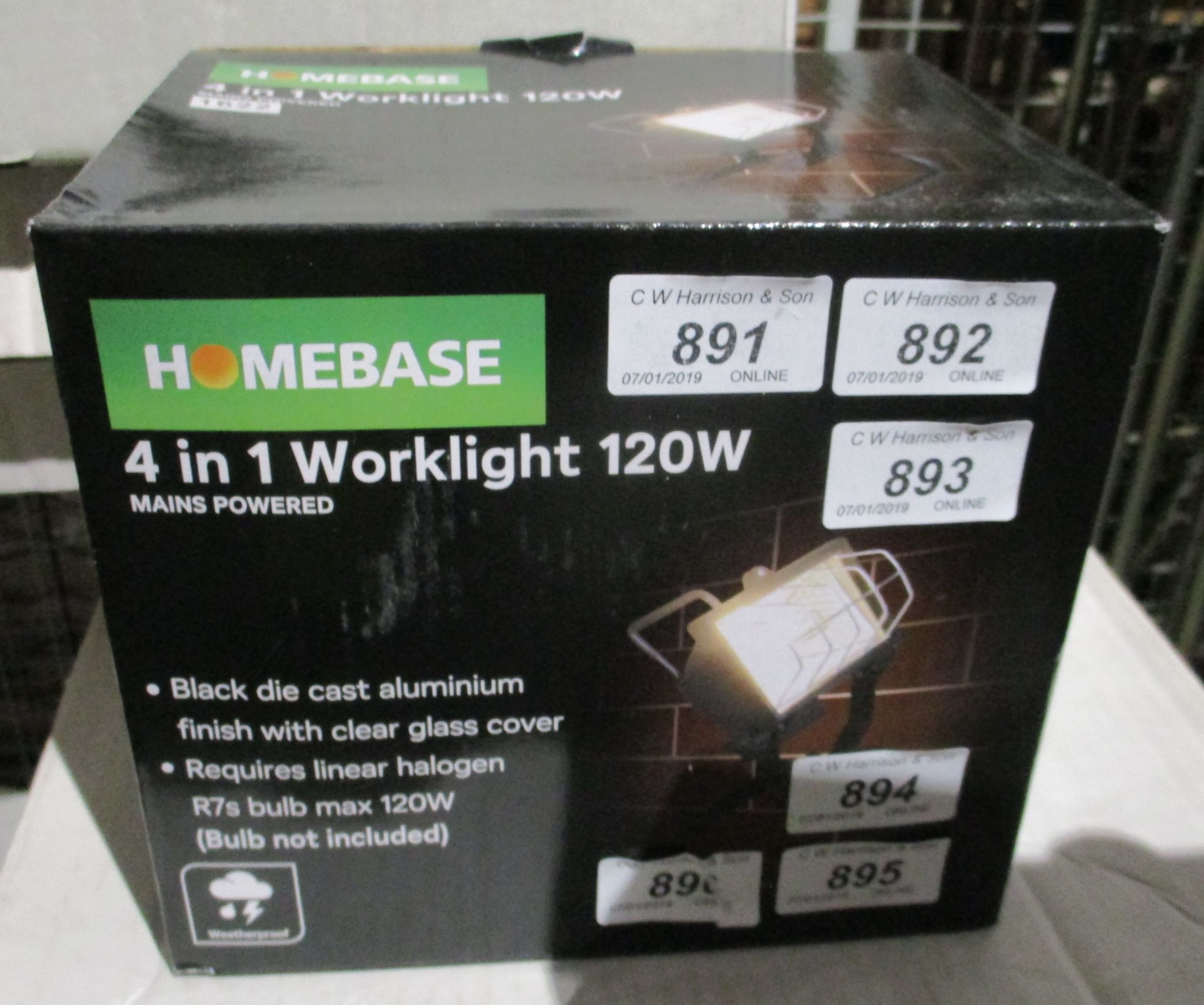 10 x Homebase 4 in 1 work lights - 120w