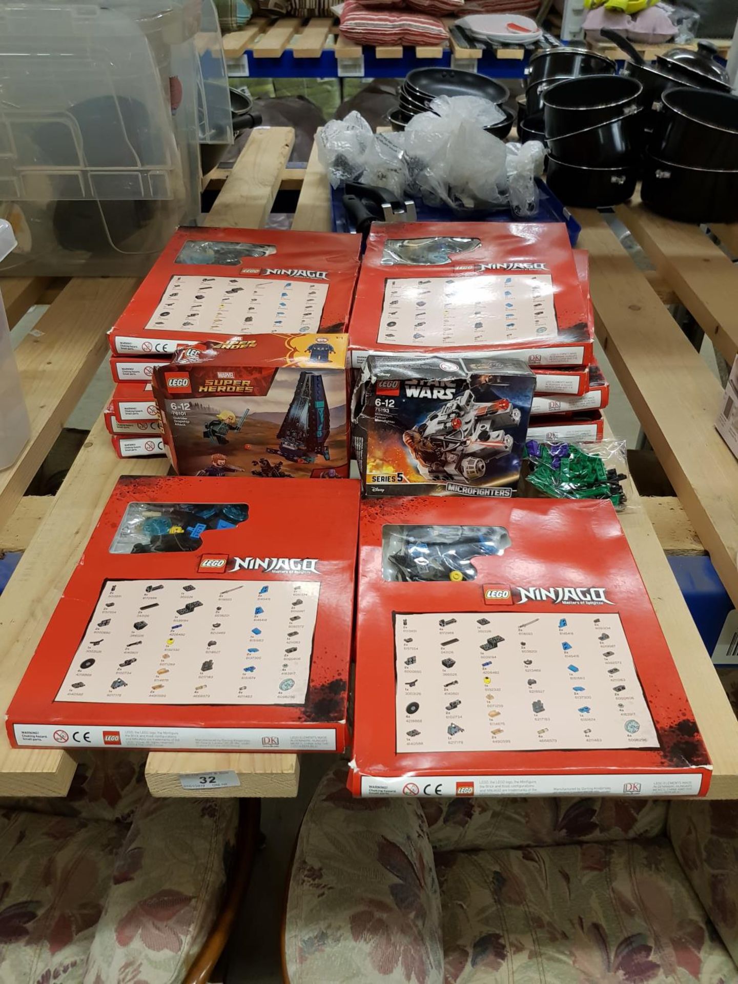 Lego Set – to include (13x) Lego Ninjago,