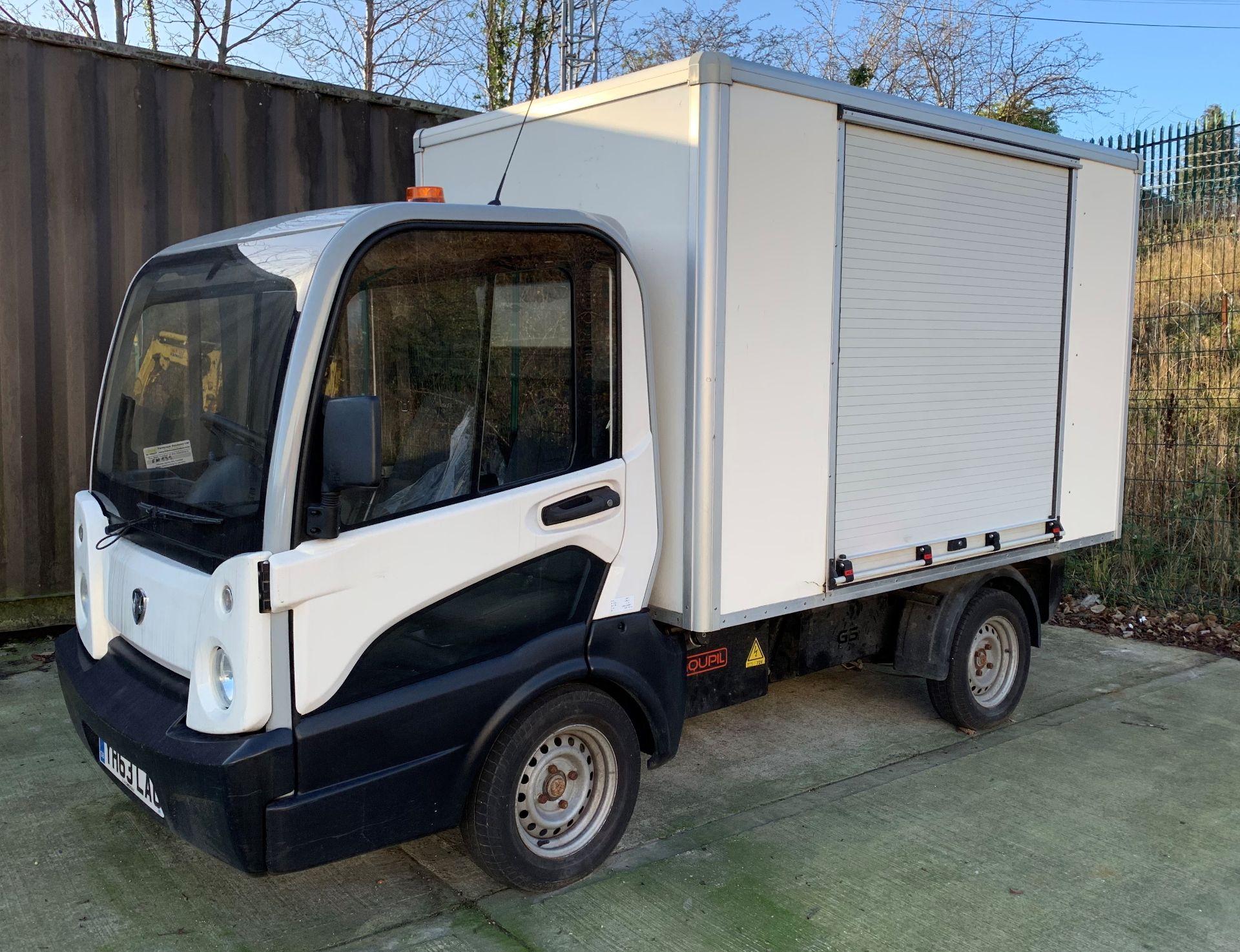 A GOUPIL INDUSTRIAL G5H UTILITY VEHICLE BOX VAN - electric - white Reg No YH63 LAO Mil 5, - Image 2 of 3