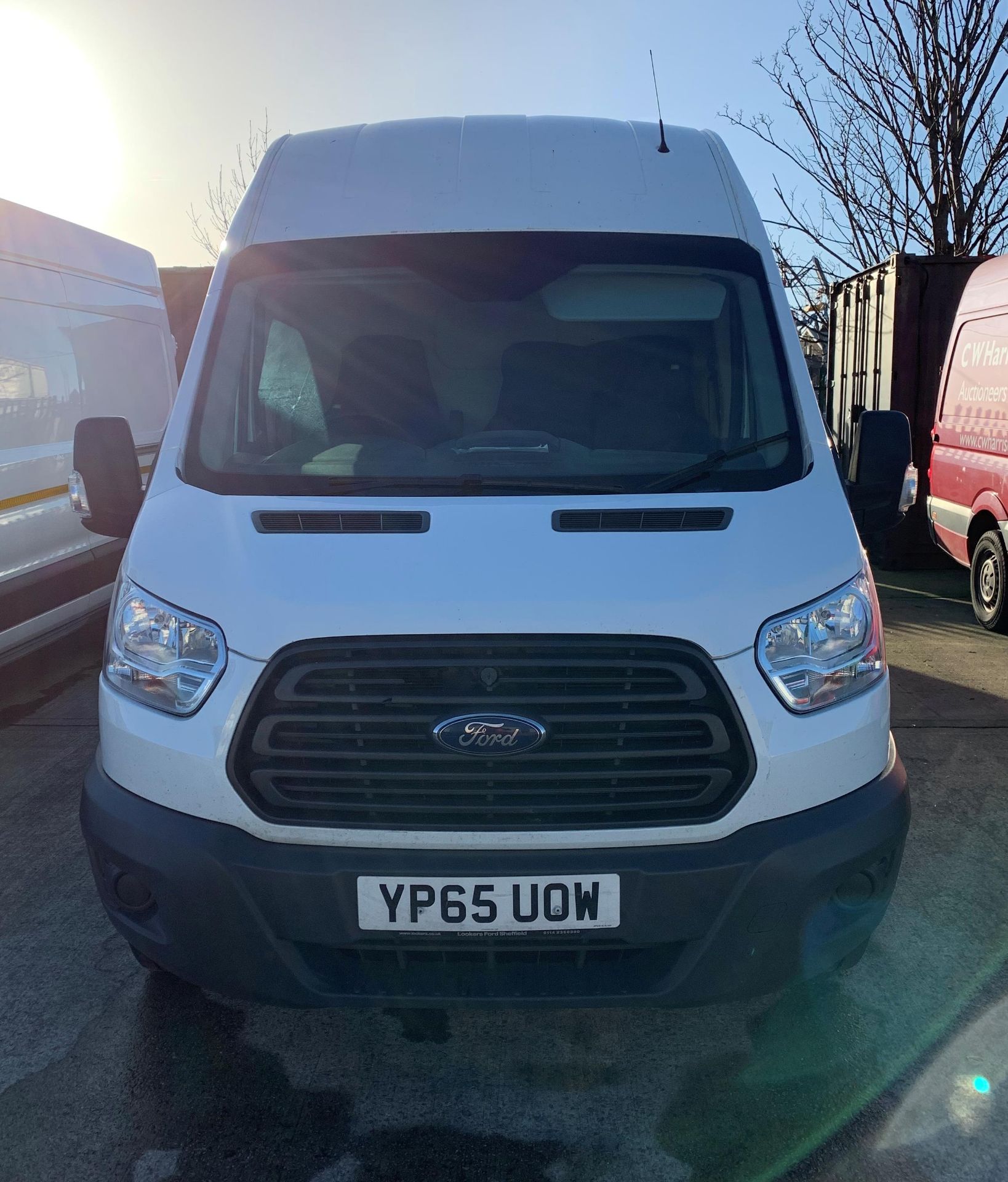 FORD TRANSIT 350 2.2 PANEL VAN - diesel - white Reg No YP65 UOW Rec Mil 79,026+ 1st Reg 09.11.