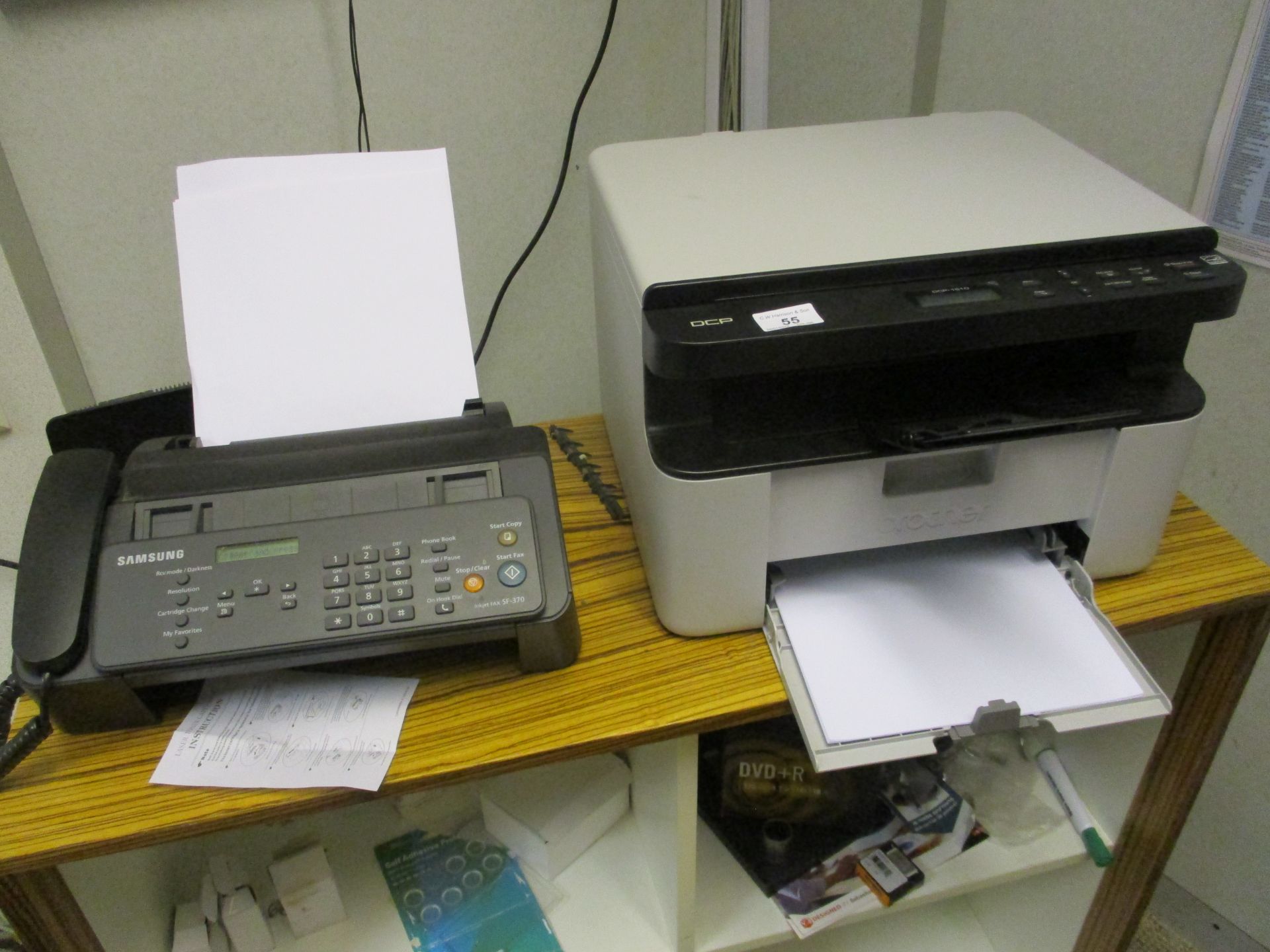 2 x items - Brother DCP-1510 printer and