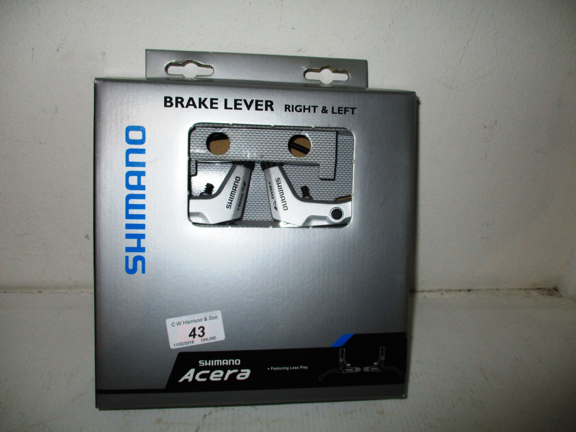 A set of Shimano Acera brake levers (right/left)