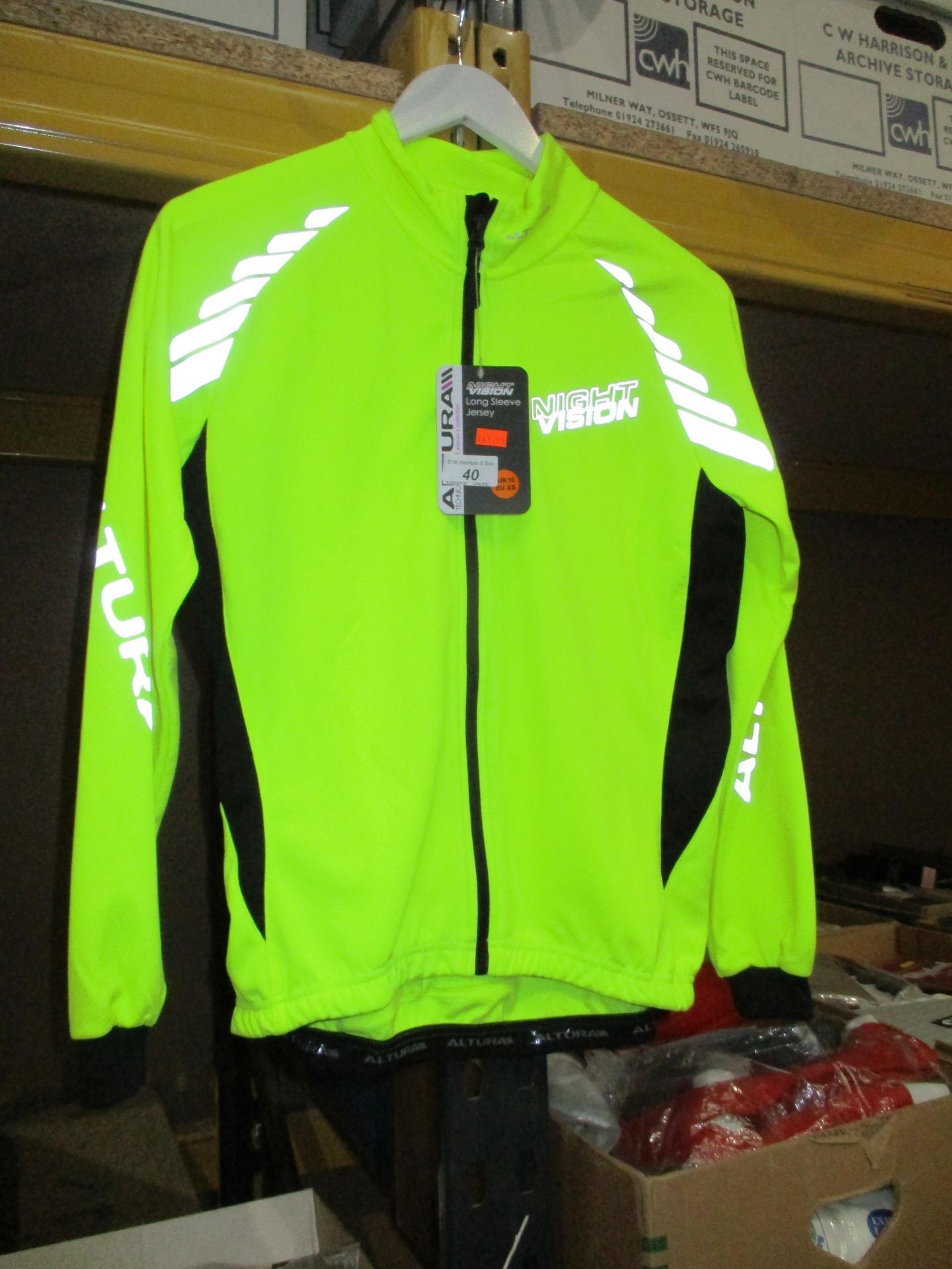 An Altura night vision long sleeve jersey size UK 10