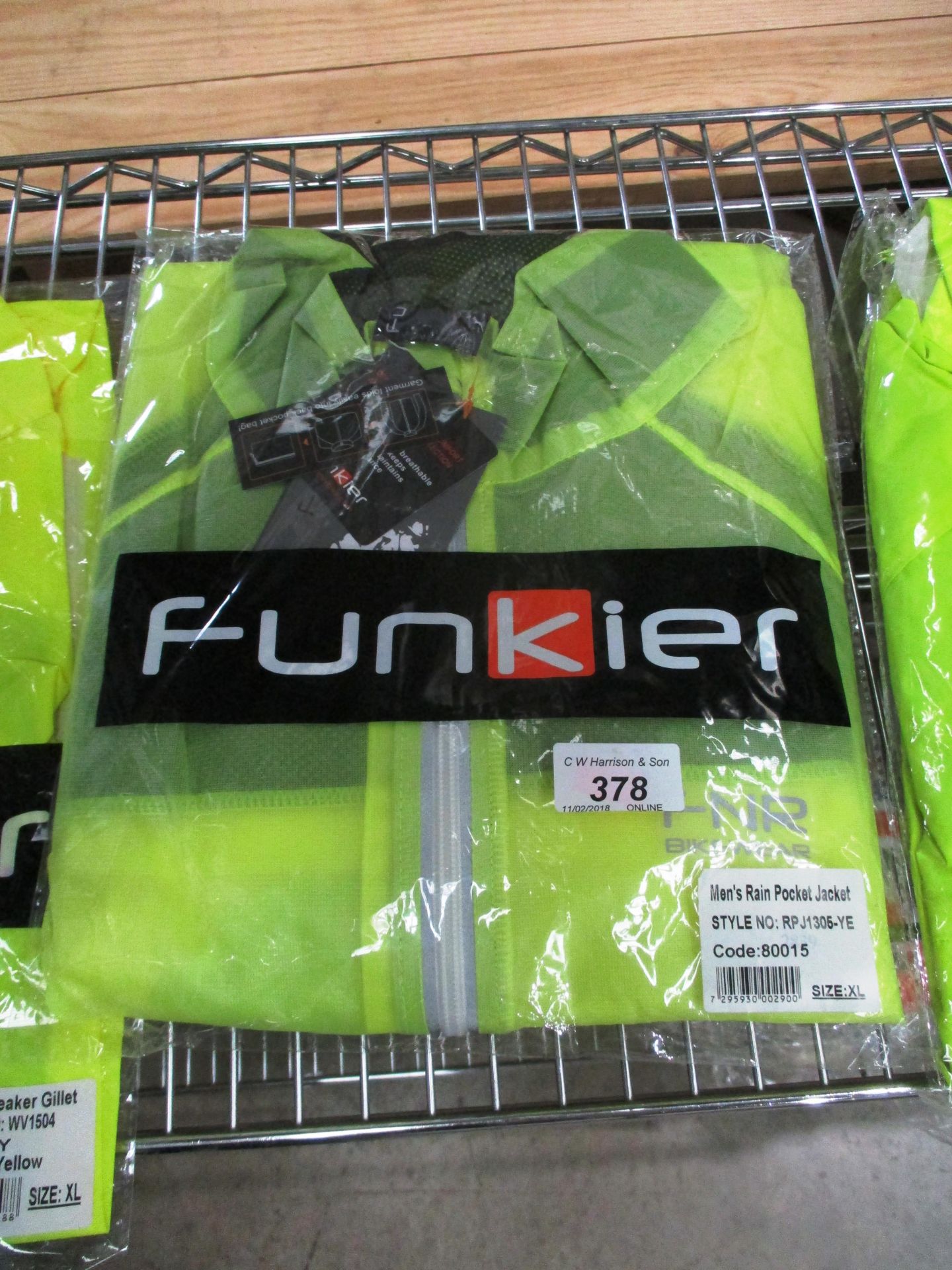 A Funkier mens rain pocket jacket size XL