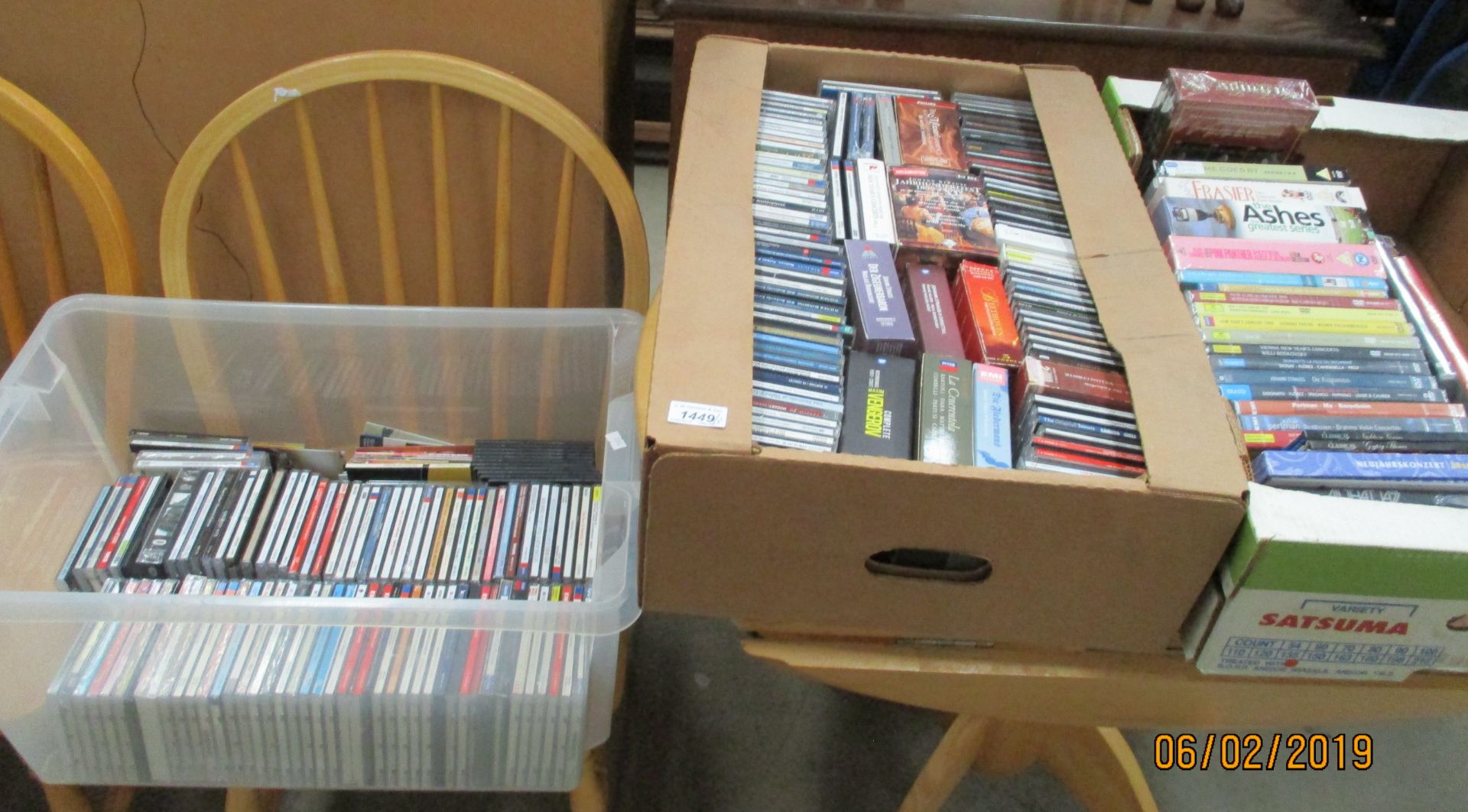 Contents to 3 trays - 26 DVD box sets and individual DVD's - comedy,