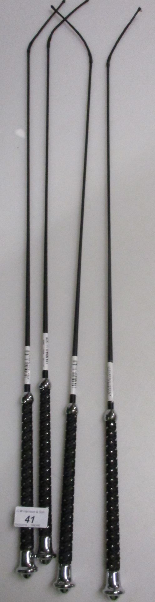 4 x riding whips/riding crops