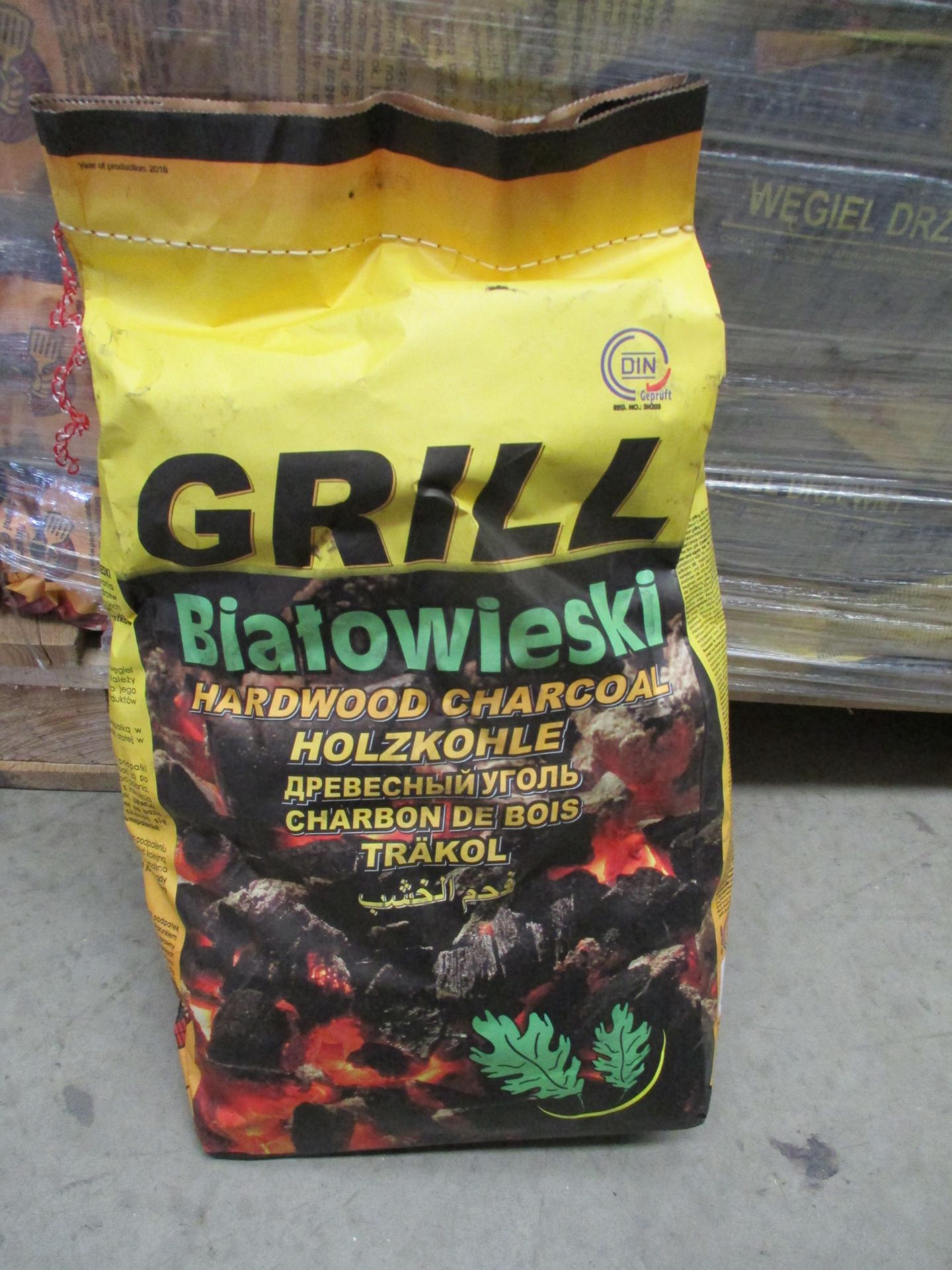 10 x 2kg bags of Biatowieski hardwood charcoal ref.