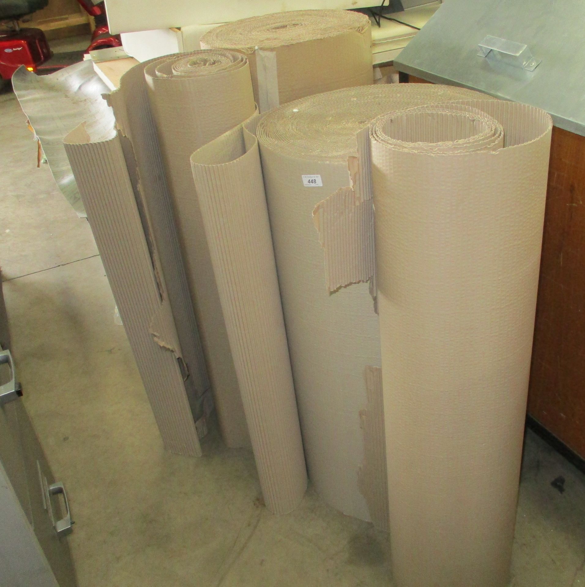 4 part rolls of corrugated cardboard
