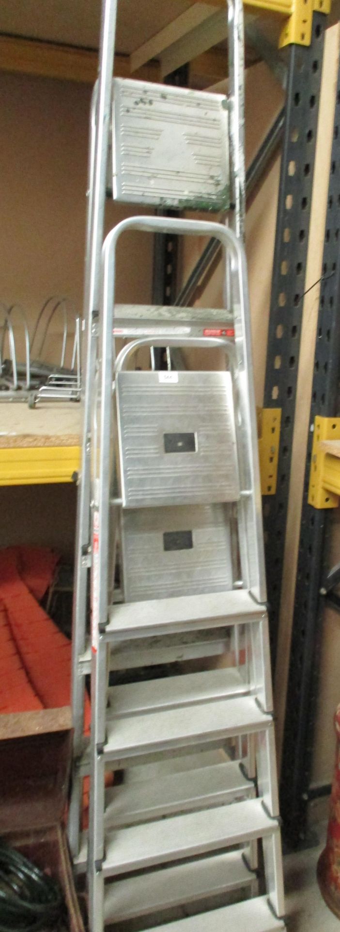 3 x sets of aluminium step ladders