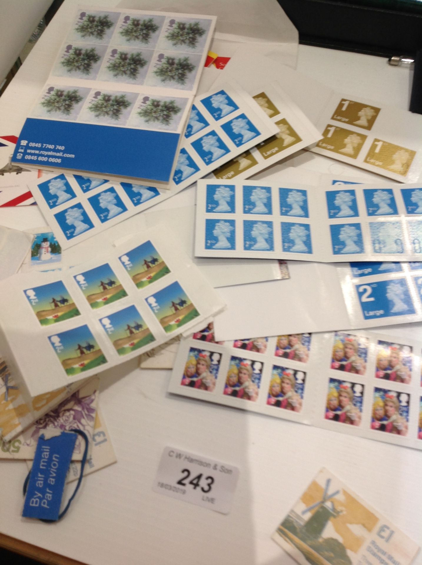 Unused postage stamps to the value of over £60 - Image 2 of 2