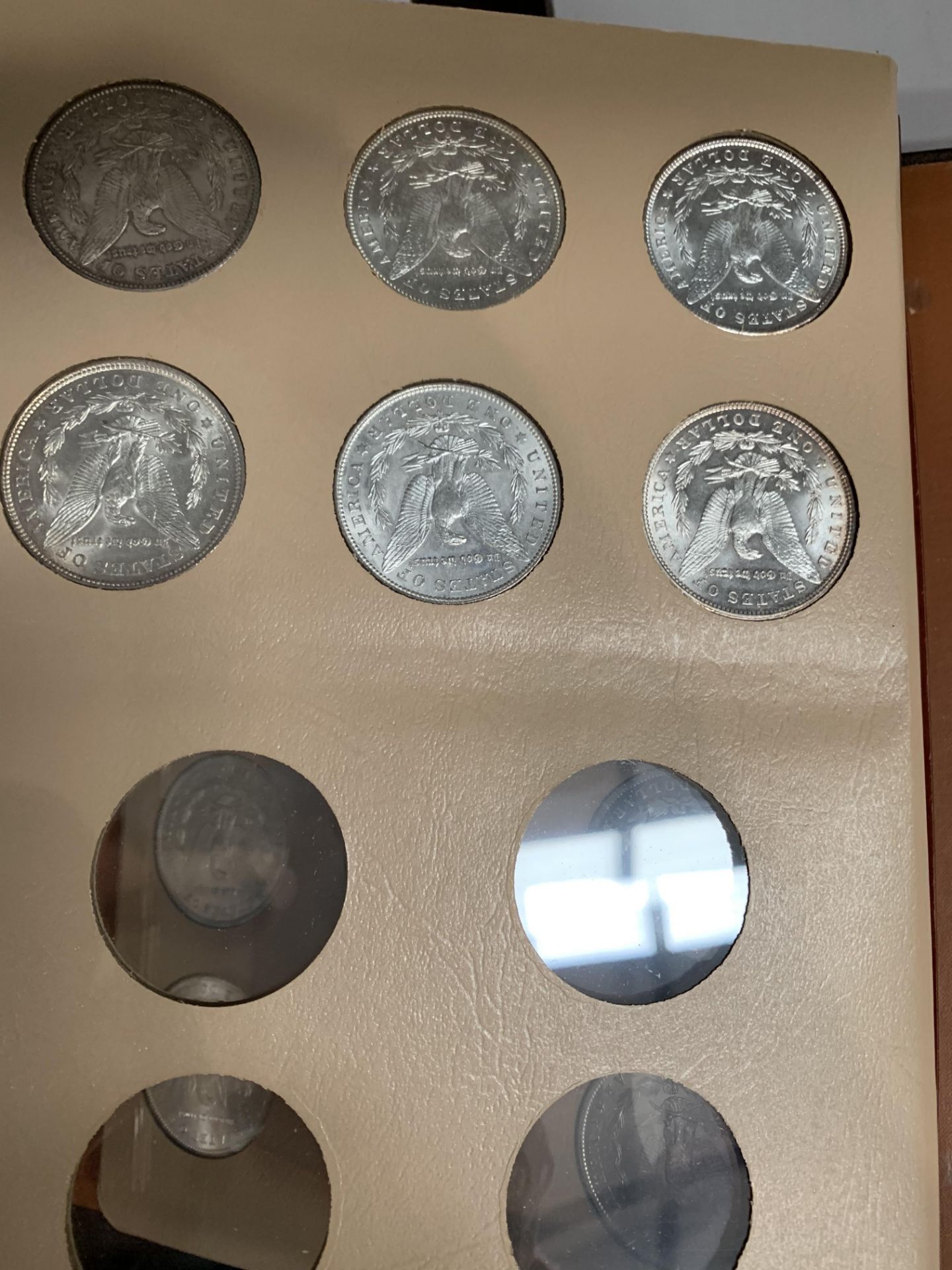 Morgan silver dollar complete date set 1878-1904 - 28 coins including rare dates 1893 and 1895 - Image 9 of 10