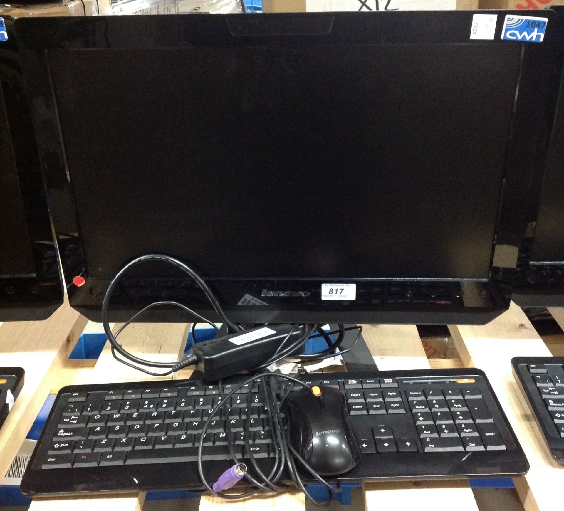 Lenovo C325 20 inch LED all in one PC with AMD E350, HDD 500G, 4GB RAM, DVD RW, keyboard,