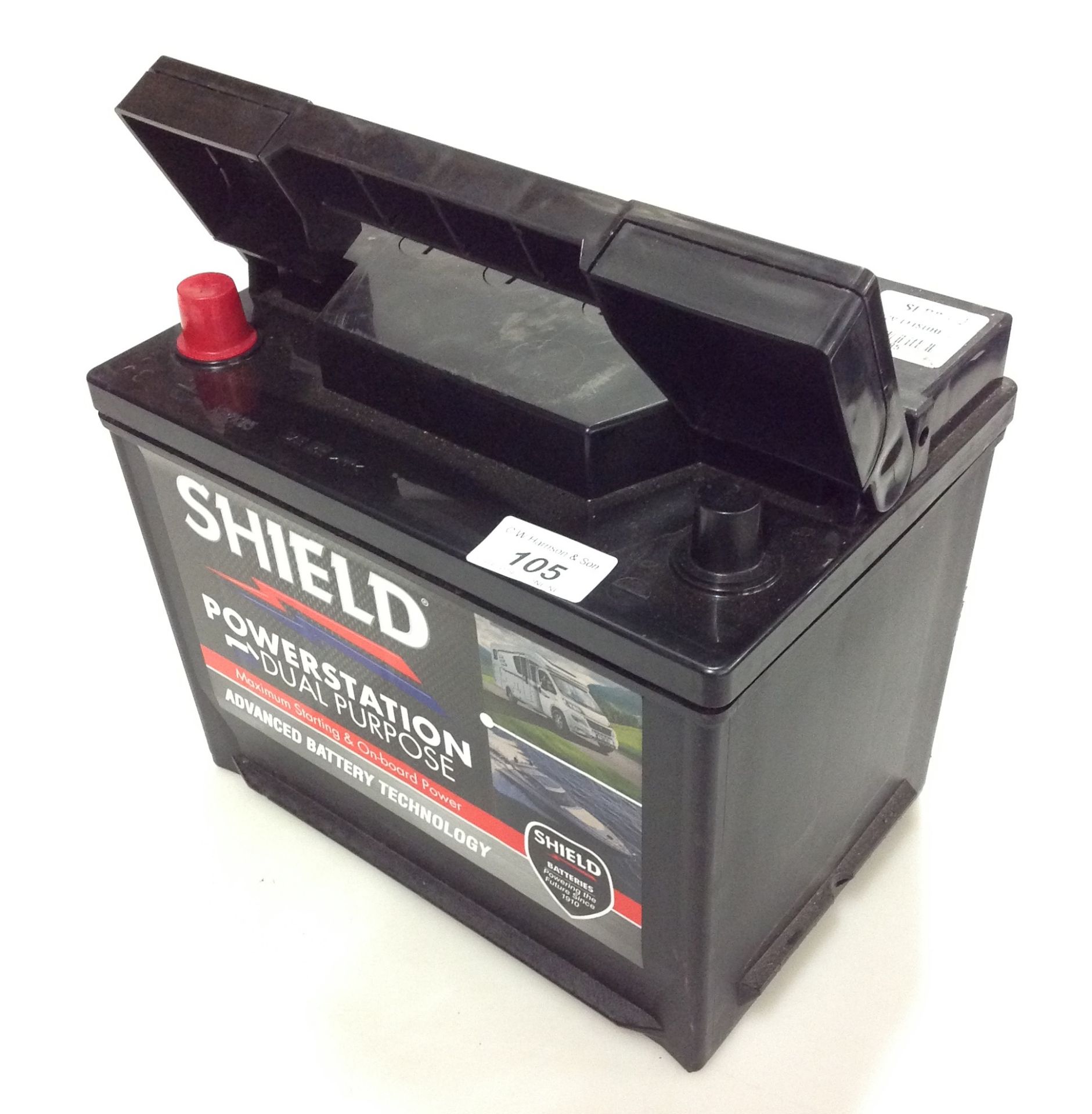 Shield Powerstation dual purpose 12V leisure battery Ref SLB85