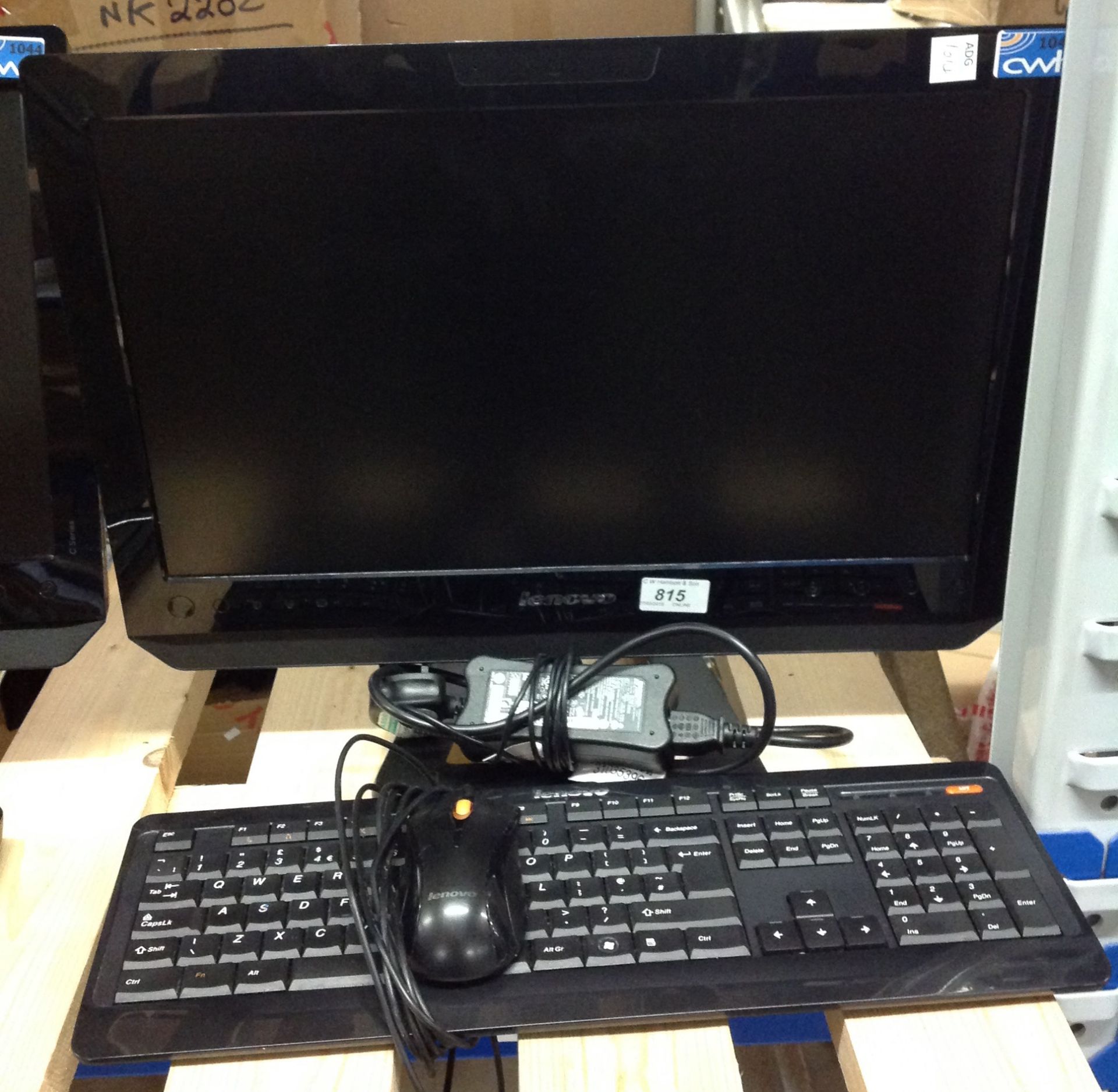 Lenovo C325 20 inch LED all in one PC with AMD E350, HDD 500G, 4GB RAM, DVD RW, keyboard,