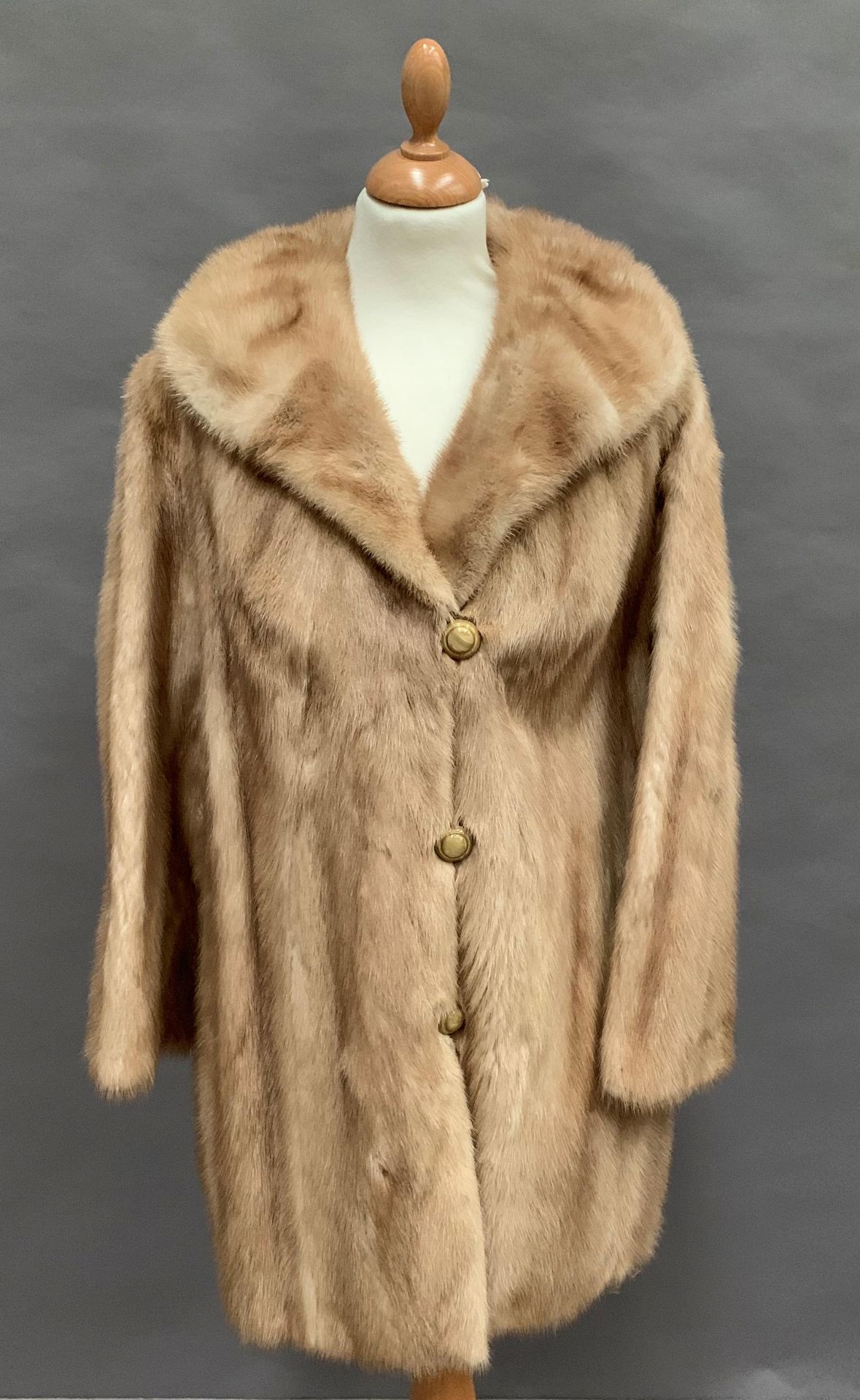 Lady's three quarter length fur coat