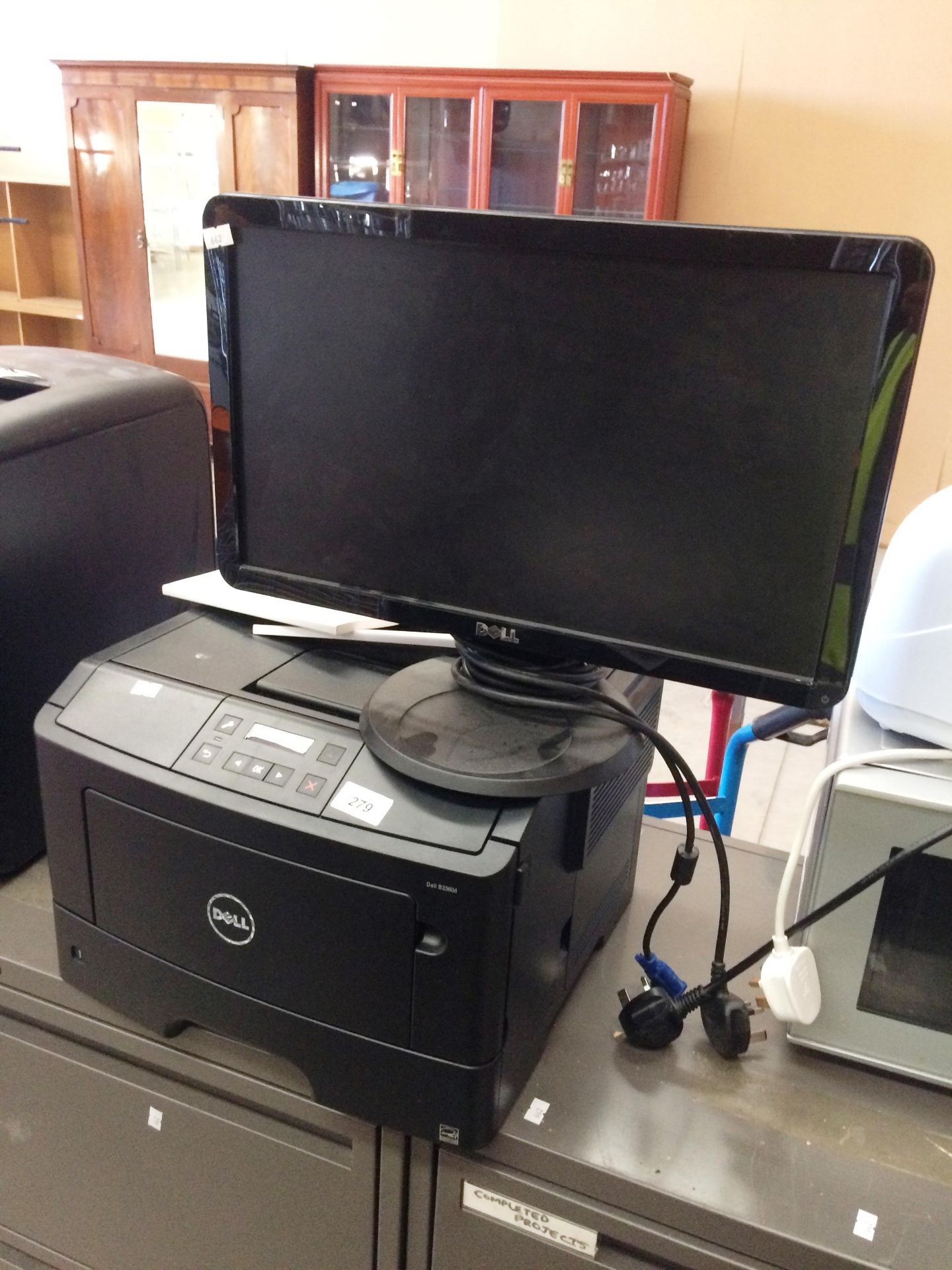 2 x items - Dell 19" LCD monitor (no lead) and a Dell B2360d printer