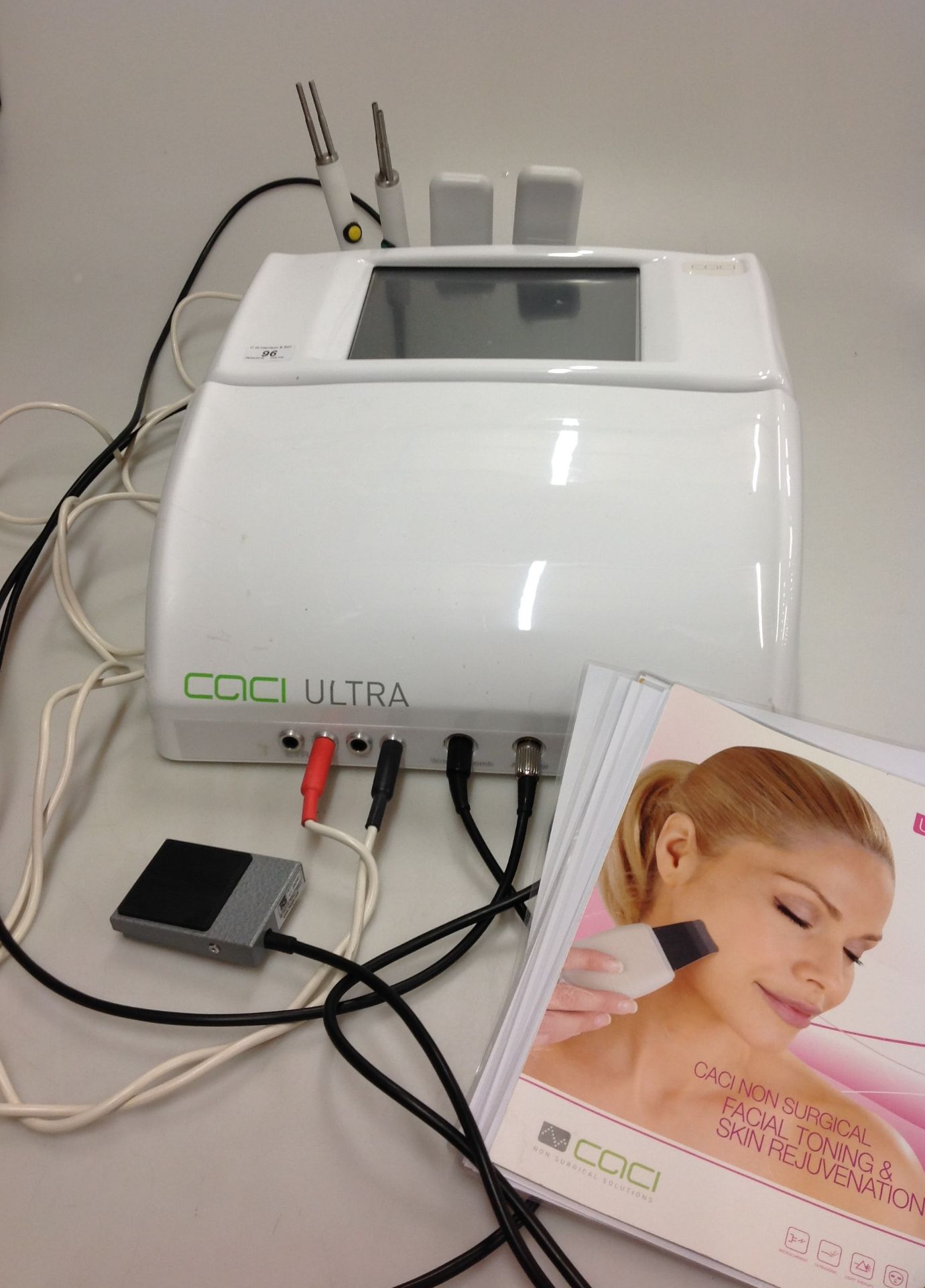 Caci Ultra non-surgical facial toning and skin rejuvenation machine complete with attachments and