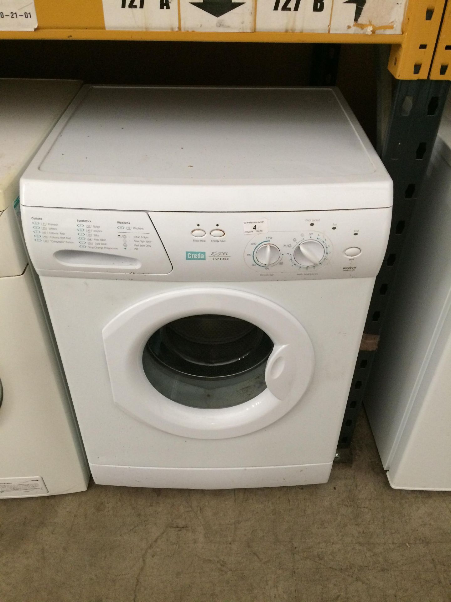 A Creda W220VW washing machine