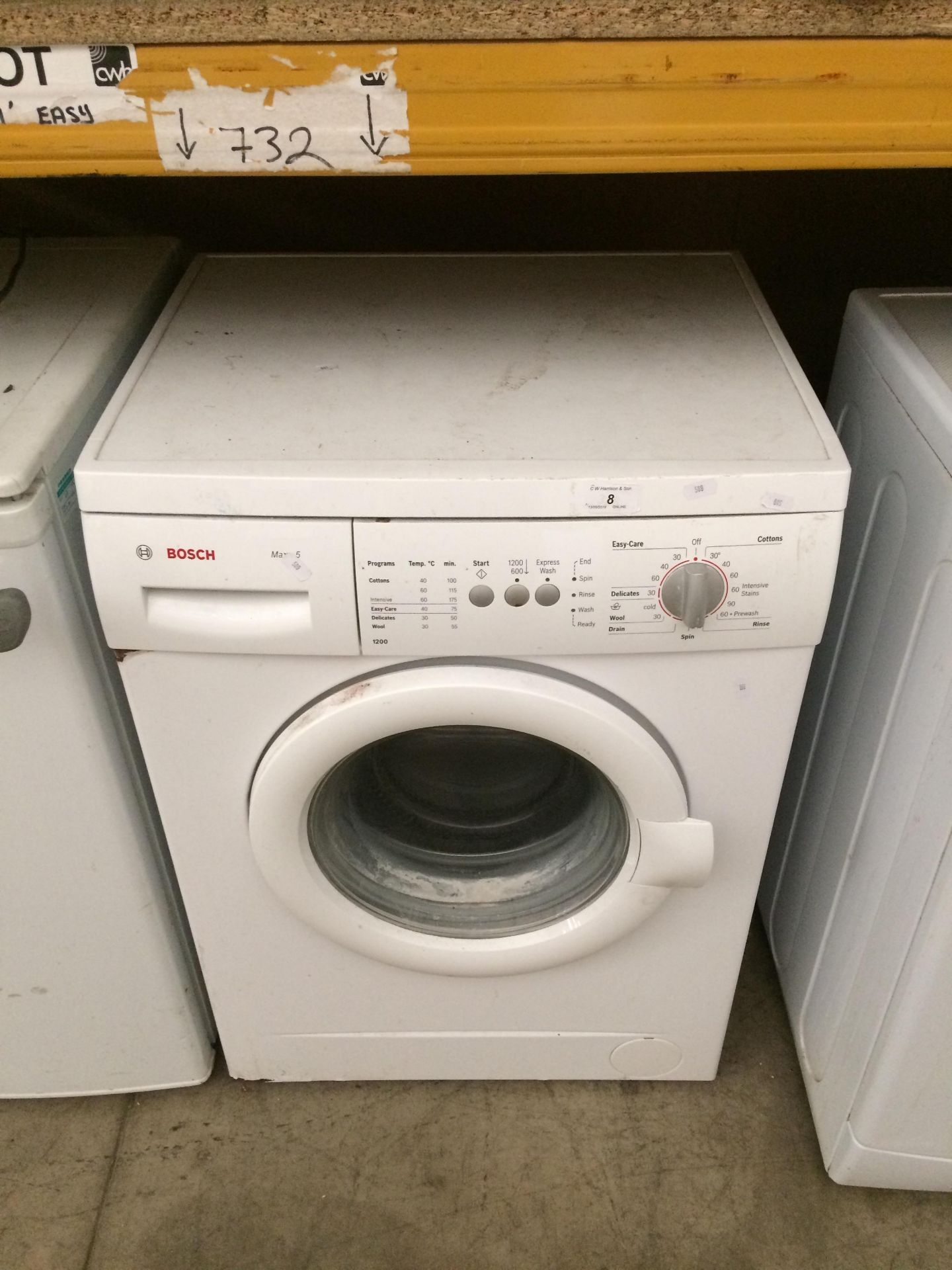 A Bosch Maxx 5 automatic washing machine