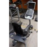 PRECOR RECUMBENT BIKE - C842i(WITH TV) serial number A952J30090015 *PLEASE NOTE - this lot is to be