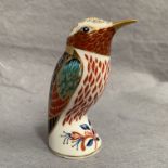 Royal Crown Derby paperweight modelled as a Kingfisher LVI,