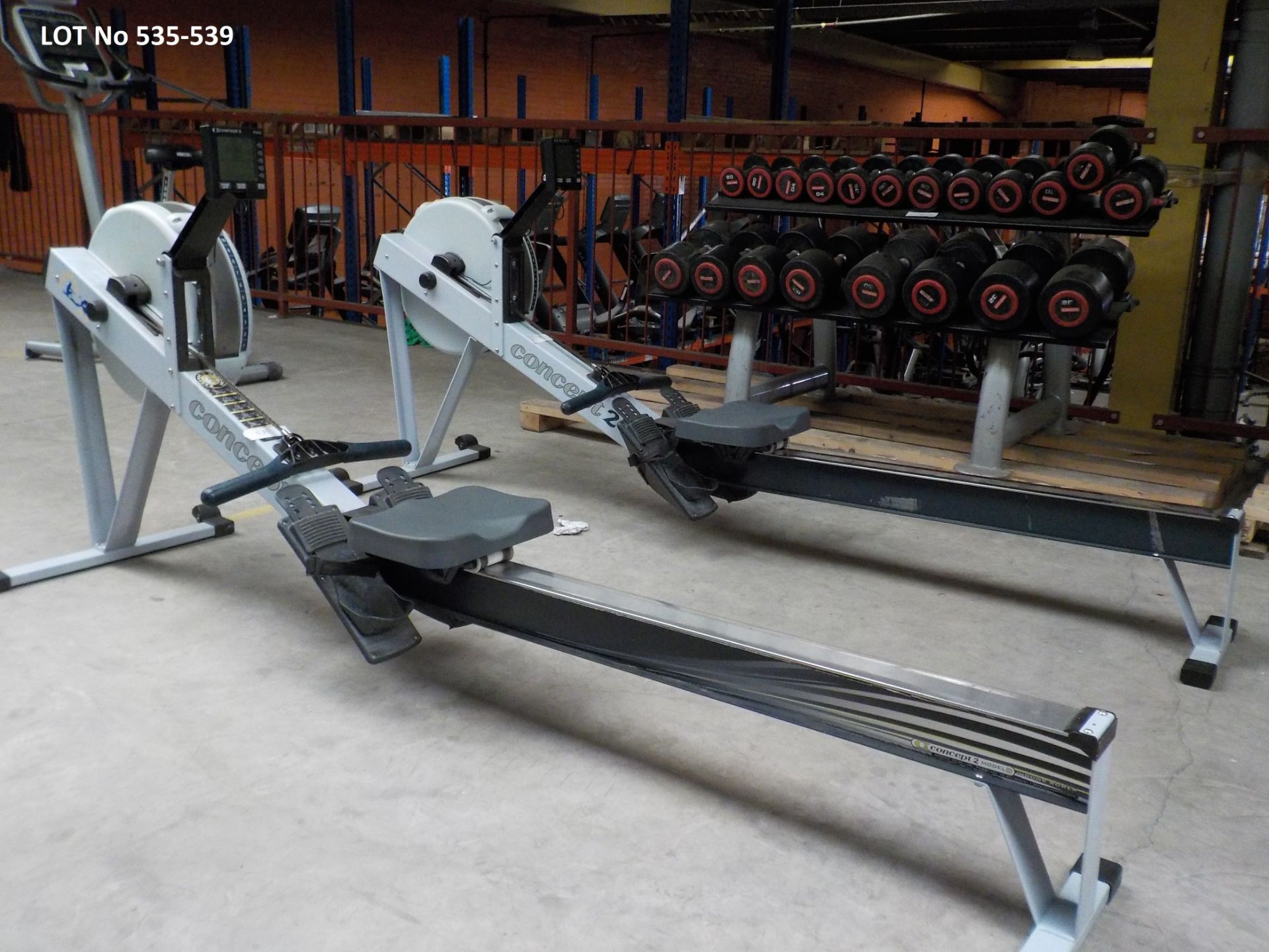 ROWER - CONCEPT2 MODEL D - WITH PM3 CONSOLE - serial number 1204090-400021091-02 *PLEASE NOTE -