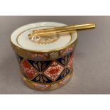Royal Crown Derby drum paperweight, LXI,