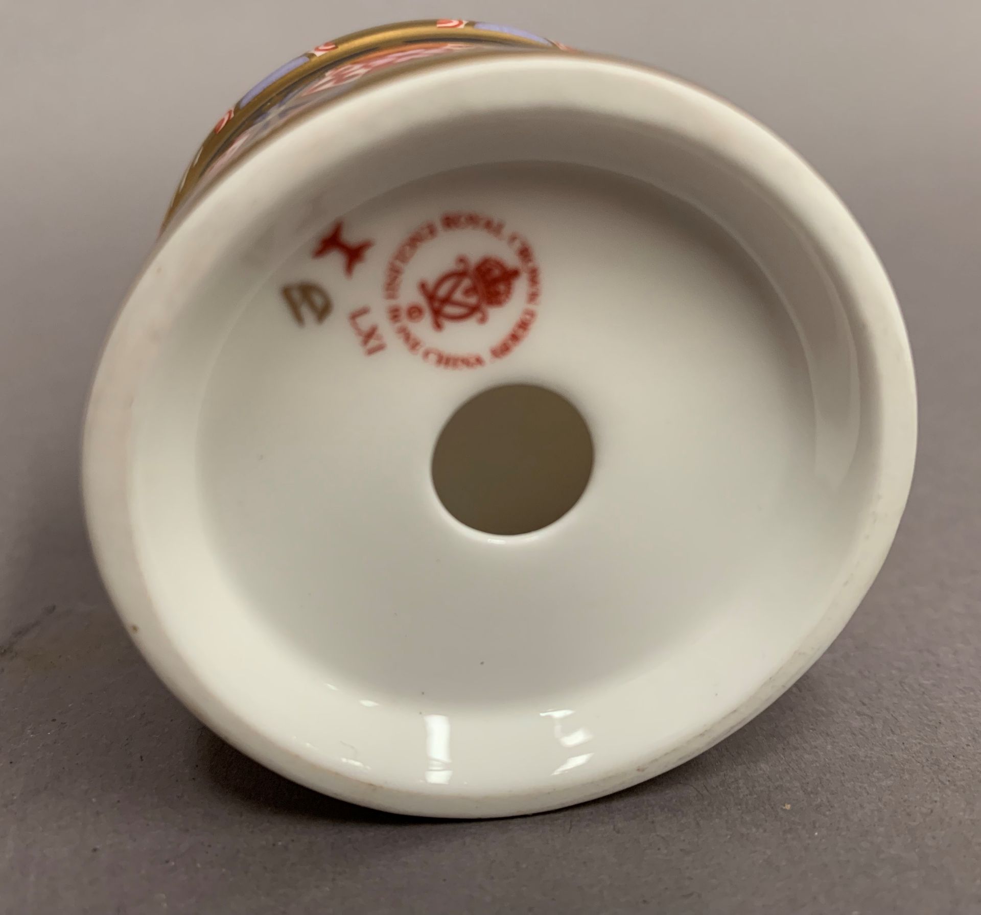 Royal Crown Derby drum paperweight, LXI, - Image 2 of 2