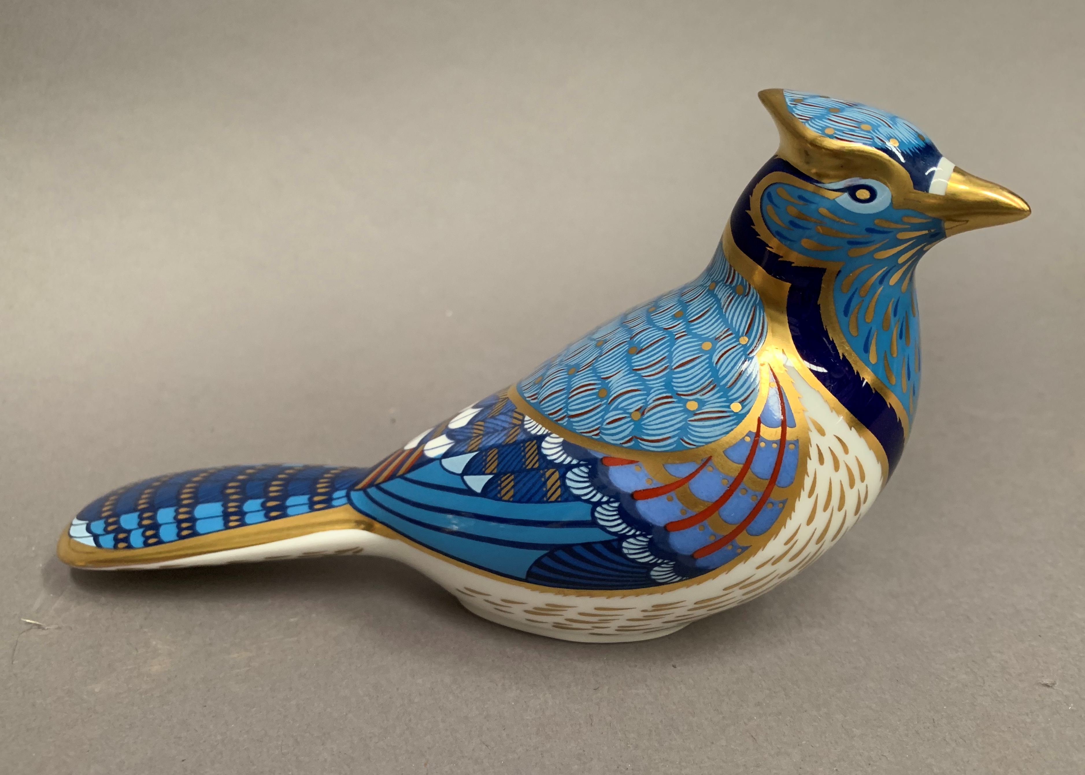 Royal Crown Derby paperweight modelled as a bird, LXI,