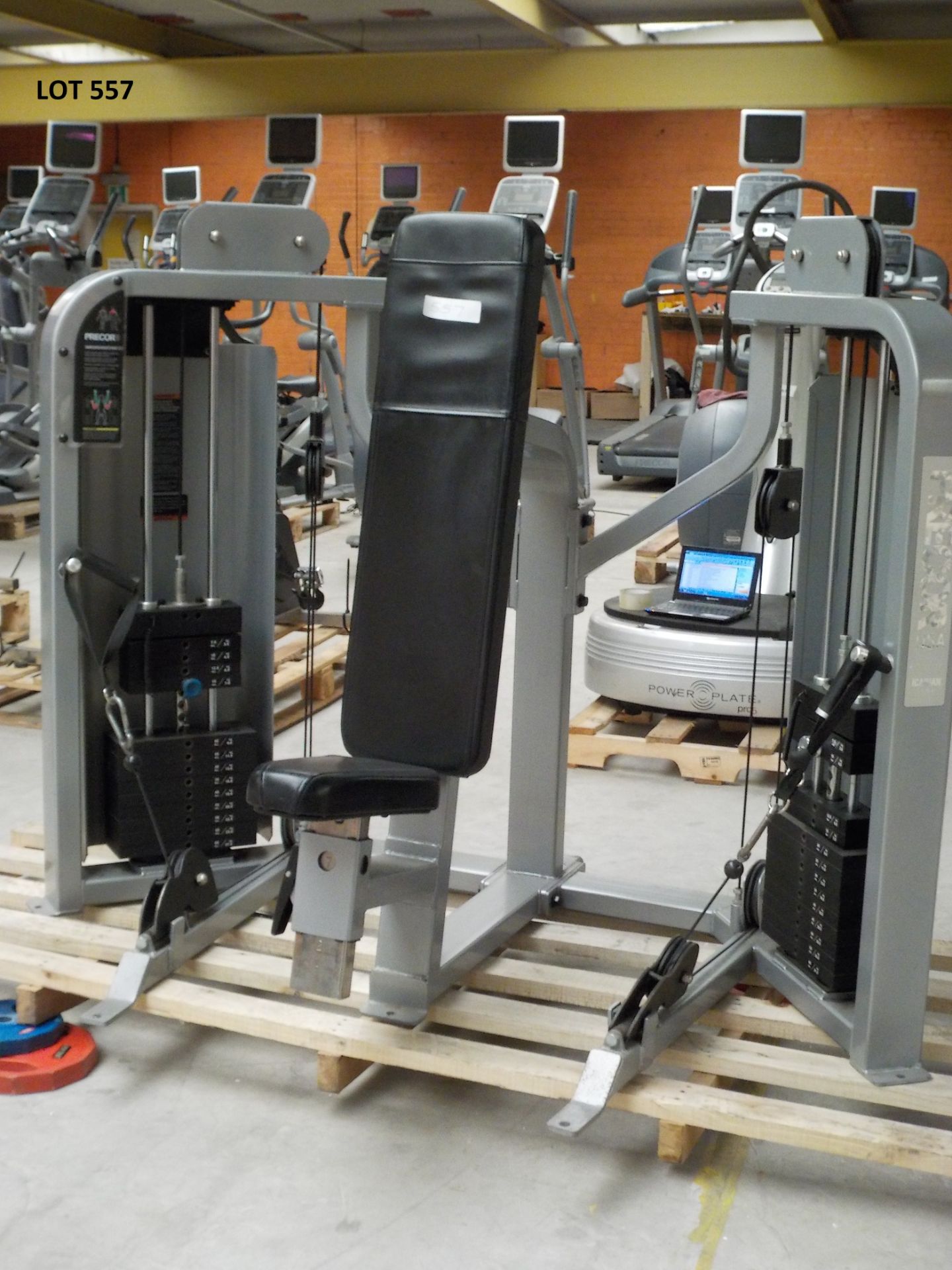 PRECOR - ICARIAN DUAL SHOULDER PRESS FT555 *PLEASE NOTE - this lot is to be viewed and collected