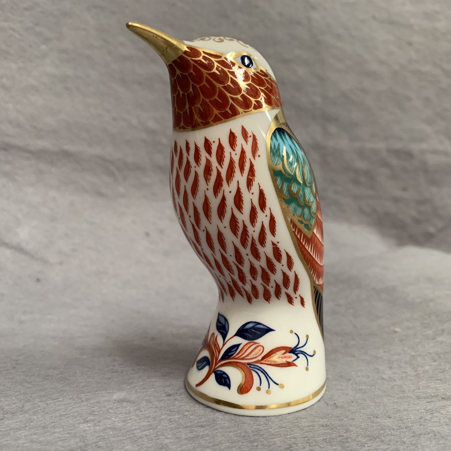 Royal Crown Derby paperweight modelled as a Kingfisher LVI, - Image 2 of 3