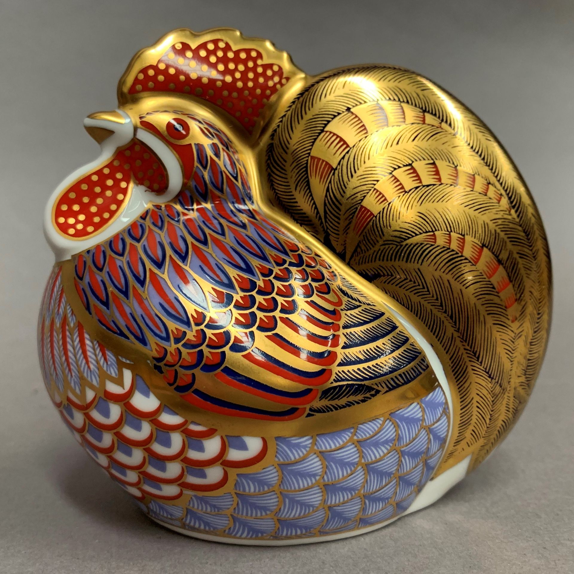 Royal Crown Derby paperweight modelled as a hen, LIX, - Image 2 of 3