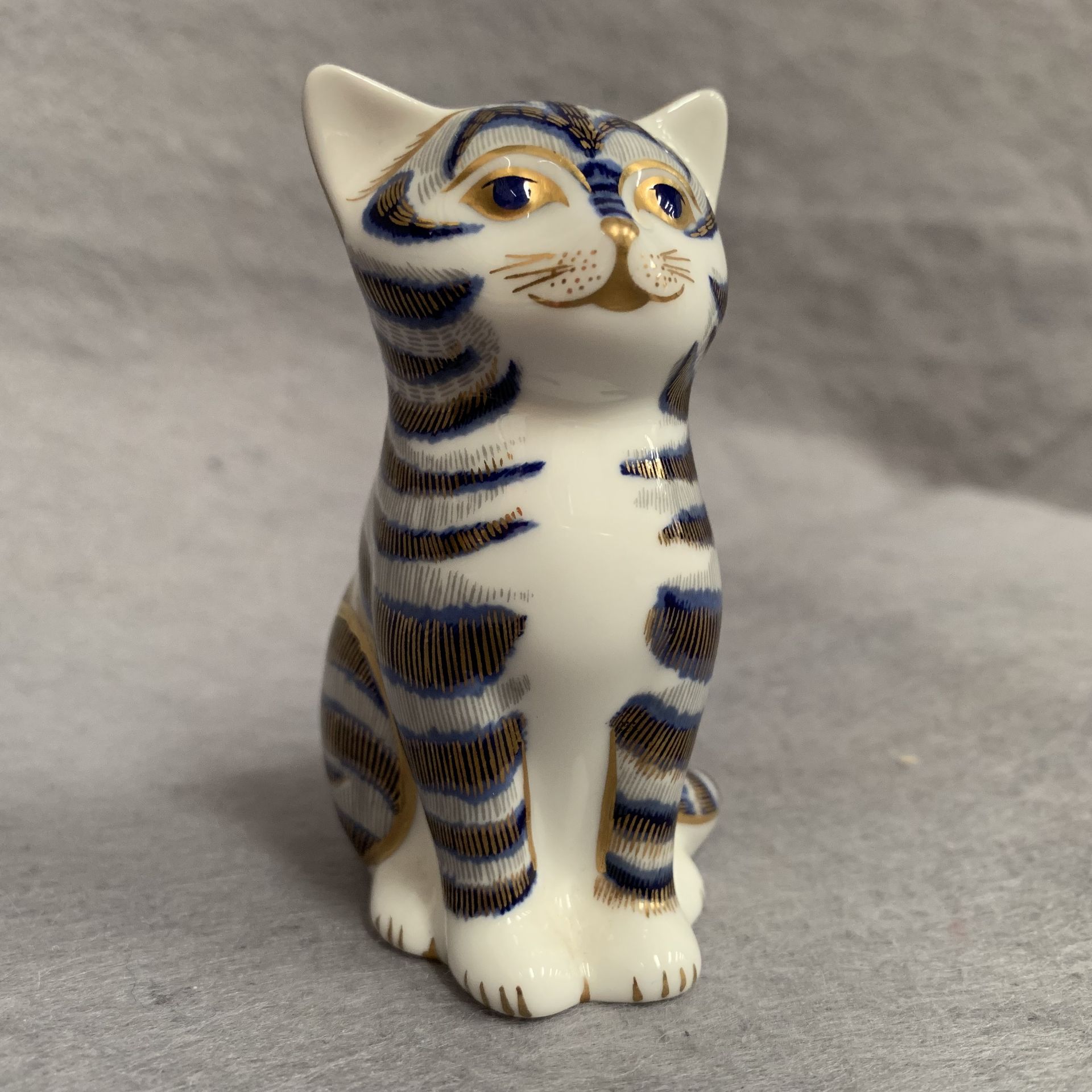 Royal Crown Derby paperweight modelled as a cat, LVII, - Image 2 of 3